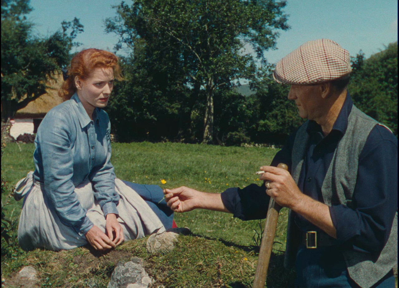 Maureen O'Hara et John Wayne dans l'Homme Tranquille de John Ford