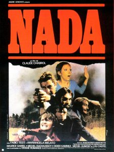 Affiche de Nada de Chabrol, adapté de Jean-Patrick Manchette