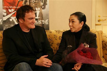 Meiko Kaji et Quentin Tarantino